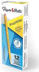 PENCILS, #2, MECHANICAL, PAPER MATE, MEDIUM LEAD, 12/CT LARGE